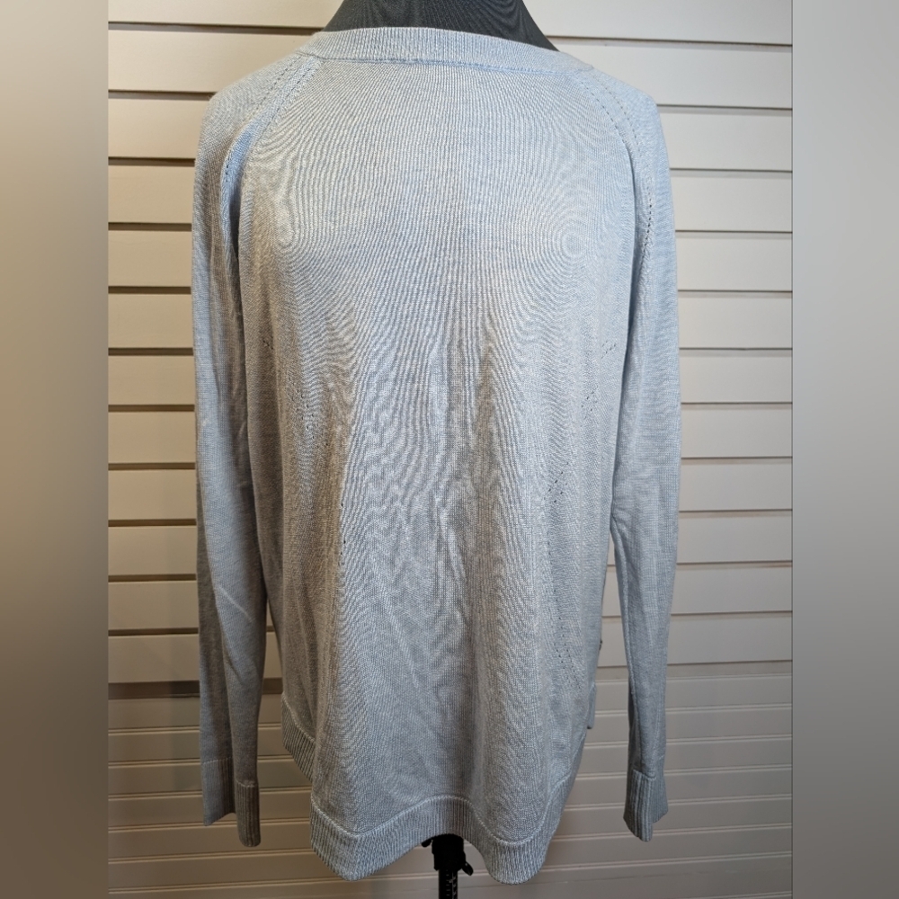 Lululemon Lead With Your Heart Sweater Size 10 Heathered Starlight EUC - Picture 5 of 9